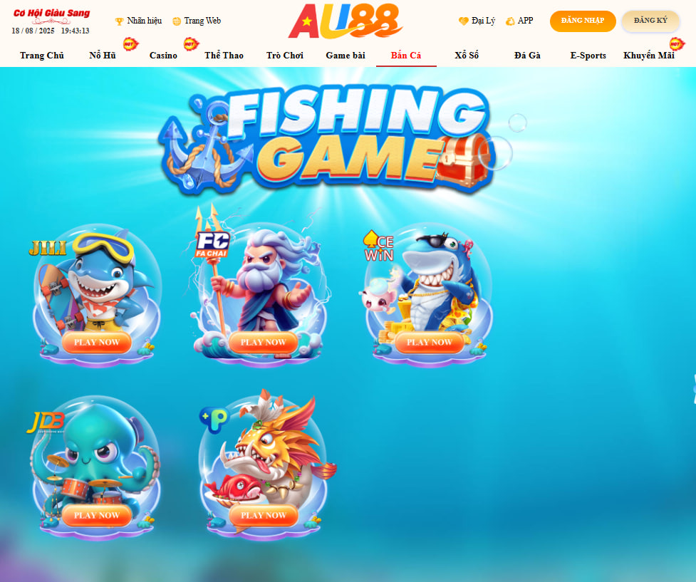 AU88 ✔️ Link Trang Chủ AU88.COM Đăng Ký - Đăng Nhập Top #1 Chính Thức 2026 25 Tại sảnh bắn cá Online bạn có thể trải nghiệm đa dạng các bộ môn giải trí để kiếm tiền Online